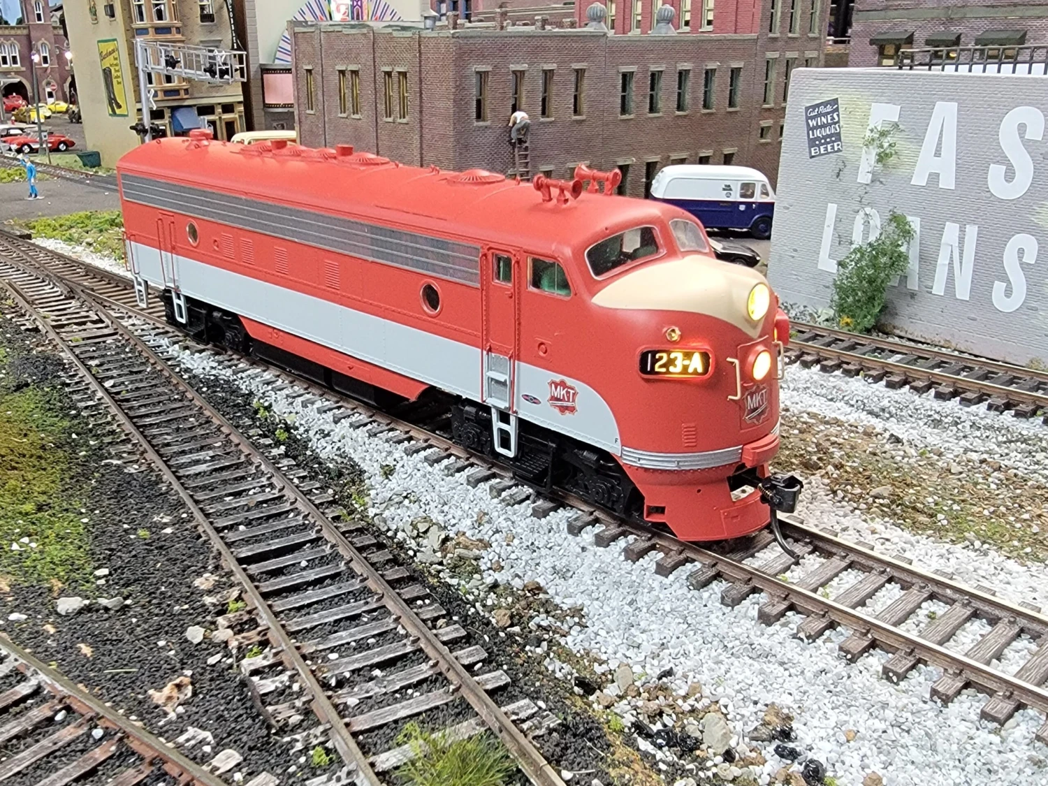 Intermountain 49973-03 HO Scale EMD F7A MKT 123-A With DCC - USED 1 Intermountain 49973-03 HO Scale EMD F7A MKT 123-A With DCC - USED