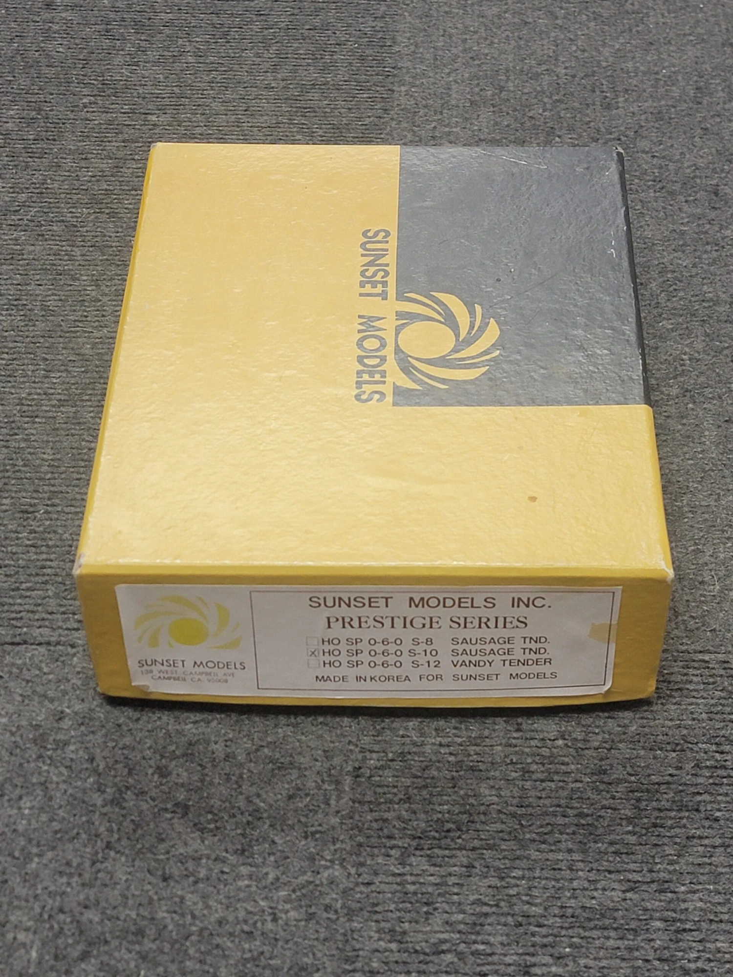 Sunset Models HO Scale Southern Pacific SP S-10 0-6-0 Steam Locomotive With Sausage Tender - Un-Painted 8 Sunset Models HO Scale Southern Pacific SP S-10 0-6-0 Steam Locomotive With Sausage Tender - Un-Painted - Image 8