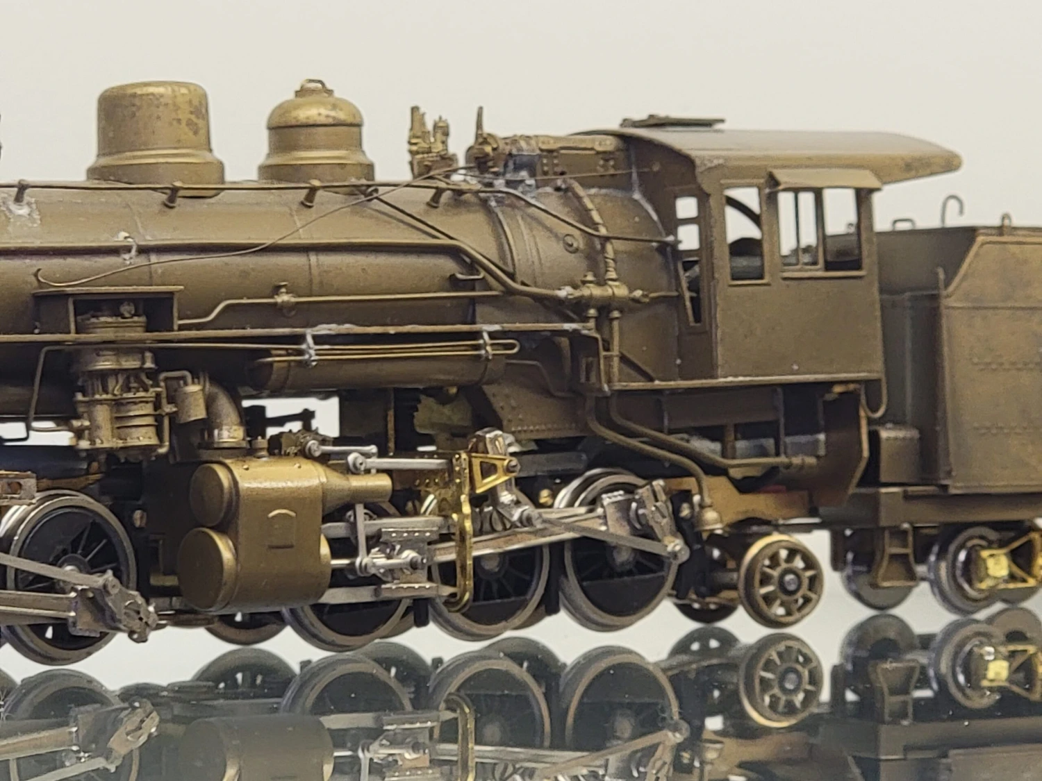 PFM United HO Scale Sierra RR2-6-6-2 Mallet Steam Locomotive - Un-painted Brass 4 PFM United HO Scale Sierra RR2-6-6-2 Mallet Steam Locomotive - Un-painted Brass - Image 4