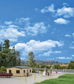 Walthers Cornerstone 933-4076 HO Scale Modern Guard Shack Structure Kit