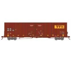 Athearn 75299 HO Scale 60' Gunderson Double Door Hi-Cube Boxcar Patched TBOX 889363