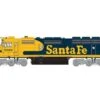 Athearn Genesis G18268 HO Scale EMD F45 Fanta Fe ATSF 5918 DC