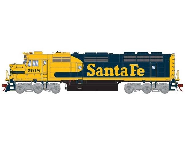 Athearn Genesis G18268 HO Scale EMD F45 Fanta Fe ATSF 5918 DC 1 Athearn Genesis G18268 HO Scale EMD F45 Fanta Fe ATSF 5918 DC