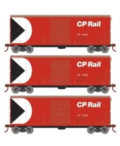 Athearn RTR 67968 HO Scale 40' Modernized Boxcar Canadian Pacific CP 3 Pack
