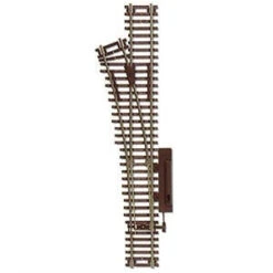 Atlas 544 HO Scale Code 83 22" Radius Manual Left Hand Switch