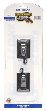 Bachmann 44491 HO Scale Steel E-Z Track Hayes Bumper (2)