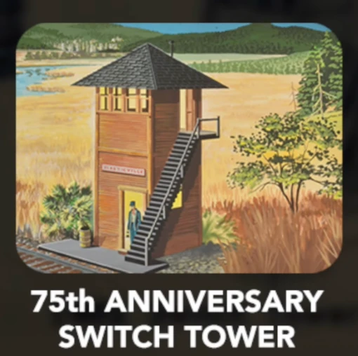 Bachmann Plasticville 45197 HO Scale 75th Anniversary Switch Tower Kit 1 Bachmann Plasticville 45197 HO Scale 75th Anniversary Switch Tower Kit -Atlas || Athearn || Bachmann Shop bachmann plasticville 45197 ho scale 75th anniversary switch tower kit