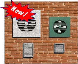 Blair Line 2707 HO Scale Wall Fans And Vents 5 Blair Line 2707 HO Scale Wall Fans And Vents -Atlas || Athearn || Bachmann Shop blair line 2707 ho scale wall fans and vents