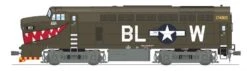 BLI 7711 HO Scale Baldwin RF-16 Sharknose Diesel US Air Force USAF 801 - Paragon4