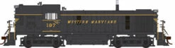 Bowser 25464 HO Scale ALCo RS-3 Hammerhead Diesel Western Maryland WM 197 DCC & Sound