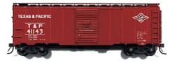 Branchline Trains 8042 HO Scale 40' AAR Boxcar Kit Texas & Pacific T&P 40373 - NOS