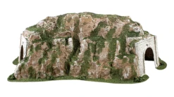 Woodland Scenics C1311 Ready Landforms - HO Scale Curved Tunnel (15.5" W X 25.75" L)