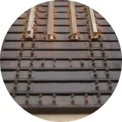 Central Valley HO Scale 19018 25' Bridge Tie Sections