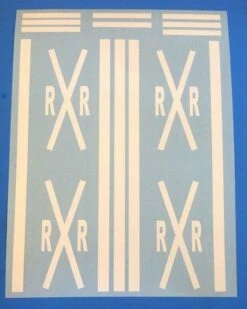 Highways And Byways HO Scale Roadway Graphics - RR Grade Crossing