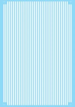 Microscale 1116 White 1/16"Parallel Stripes