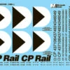 Microscale Decals MC-4339 HO Scale Canadian Pacific Caboose (1969+)
