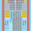 Microscale Decals 87-1102 HO Scale Pullman Heavyweight Sleeper Cars Assigned To Santa Fe