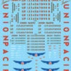 Microscale Decals 87-36 HO Scale Union Pacific Diesels (1947-1975)