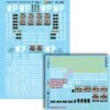 Microscale Decals 87-448 HO Scale Western Pacific GP40 "UP Scheme" & Cabooses