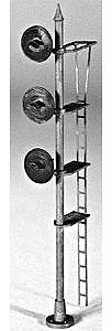 Oregon Rail Supply 130 HO Scale Tripple Target Signal With Mast - Kit