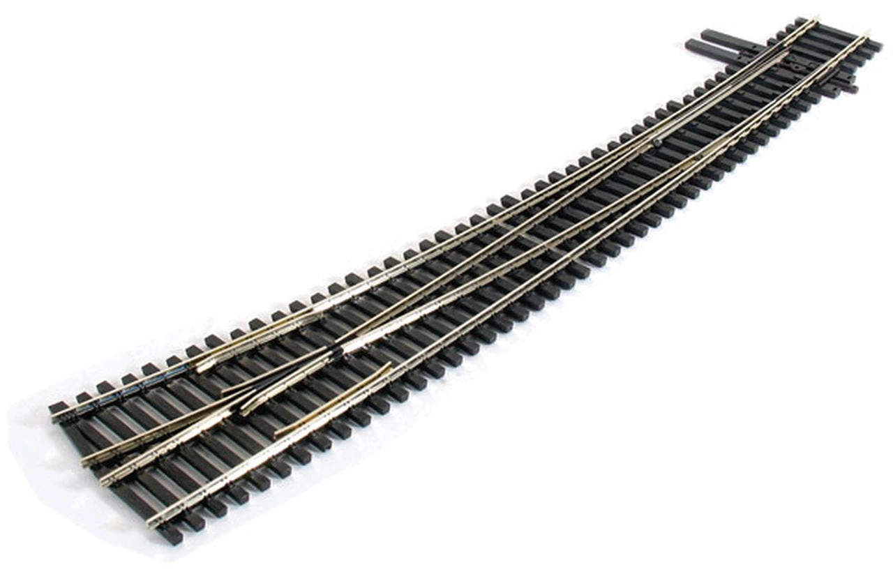 Peco SL8376 HO Scale Code 83 Insulfrog #7 Right Hand Curved Turnout 1 Peco SL8376 HO Scale Code 83 Insulfrog #7 Right Hand Curved Turnout