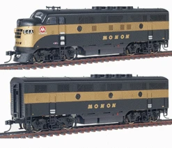 Proto 1000 920-31419 HO Scale EMD F3 AB Diesel Set Monon CIL 64A/64C With DCC - USED