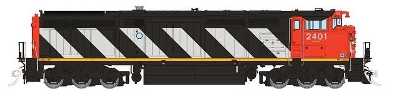Rapido Trains 24004 HO Scale GE Dash 8-40CM Canadian National "Stripes" CN 2420 1 Rapido Trains 24004 HO Scale GE Dash 8-40CM Canadian National "Stripes" CN 2420