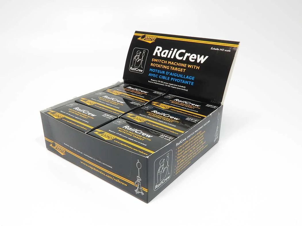 Rapido Trains 320102 RailCrew Switch Machine Operating Switch Stand (6-pack) 1 Rapido Trains 320102 RailCrew Switch Machine Operating Switch Stand (6-pack)