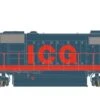 ScaleTrains Rivet 38807 HO Scale EMD SD40-2 Illinois Central Gulf ICG 6042 - DCC & Sound