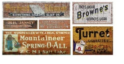 T2 Decals HOGHOS043 HO Scale Ghost Signs Decal Set #43