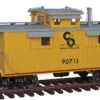Walthers 920-103157 HO Scale 25' C&O Wood Caboose Chesapeake & Ohio 90711