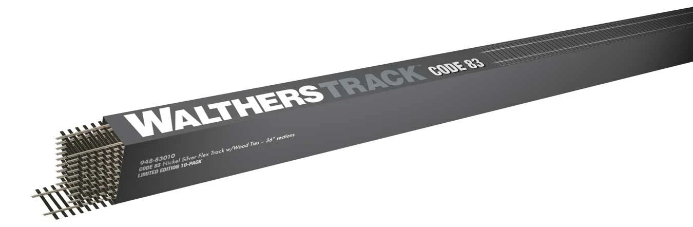 Walthers 948-83010 HO Scale Code 83 Flex Track 10 Pack 1 Walthers 948-83010 HO Scale Code 83 Flex Track 10 Pack