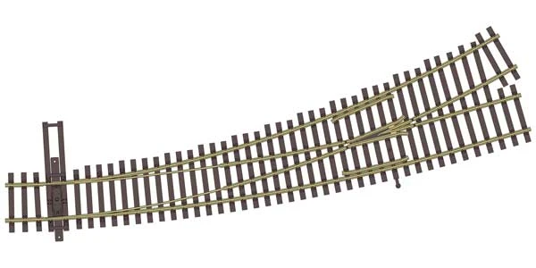 Walthers 948-83067 HO Scale Code 83 24"/36" Radius Curved Left Hand Turnout 1 Walthers 948-83067 HO Scale Code 83 24"/36" Radius Curved Left Hand Turnout