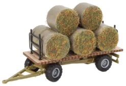 Walthers 949-4192 HO Scale Hay Trailer Kit With Load