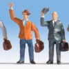 Walthers 949-6024 HO Scale Business Travelers Figures 6 Pack