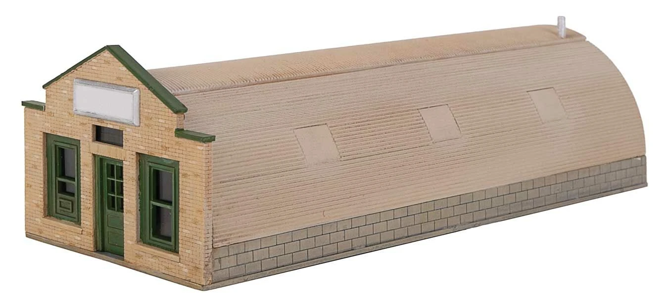 Walthers Cornerstone 933-3561 HO Scale Converted Quonset Hut Kit 2 Walthers Cornerstone 933-3561 HO Scale Converted Quonset Hut Kit - Image 2