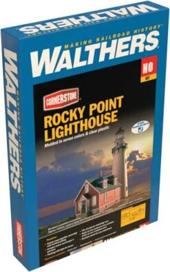 Walthers Cornerstone 933-3663 HO Scale Rocky Point Lighthouse With LED - Kit 5 Walthers Cornerstone 933-3663 HO Scale Rocky Point Lighthouse With LED - Kit -Atlas || Athearn || Bachmann Shop walthers cornerstone 933 3663 ho scale rocky point lighthouse with led kit 3