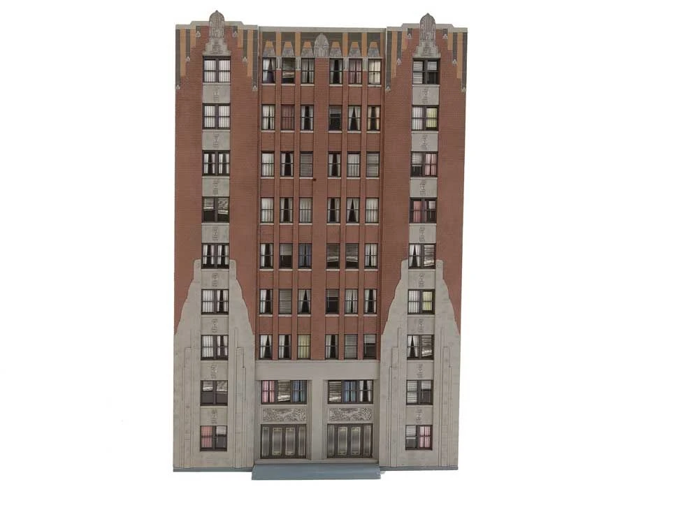 Walthers Cornerstone 933-3770 City Appartment Building Back Kit 3 Walthers Cornerstone 933-3770 City Appartment Building Back Kit - Image 3