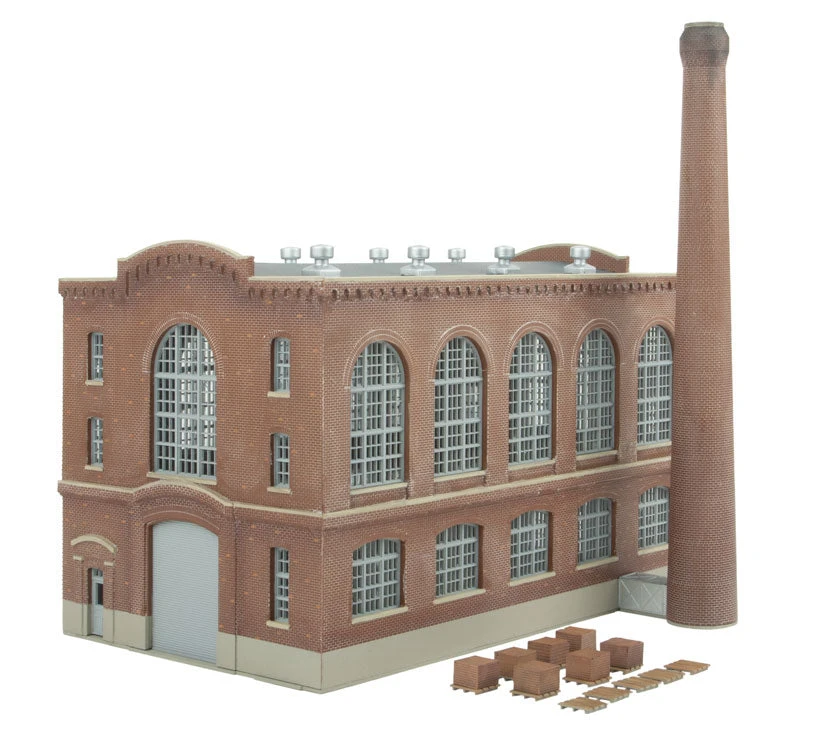 Walthers Cornerstone 933-4102 HO Scale Brickworks Main Facility Structure Kit 2 Walthers Cornerstone 933-4102 HO Scale Brickworks Main Facility Structure Kit - Image 2