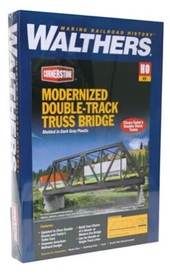 Walthers Cornerstone 933-4510 HO Scale Modernized Double Track Truss Bridge Kit 7 Walthers Cornerstone 933-4510 HO Scale Modernized Double Track Truss Bridge Kit -Atlas || Athearn || Bachmann Shop walthers cornerstone 933 4510 ho scale modernized double track truss bridge kit 4 6
