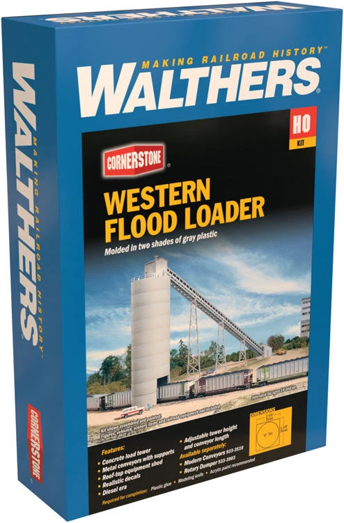 Walthers HO Scale 933-3089 Western Coal Flood Loader Kit 2 Walthers HO Scale 933-3089 Western Coal Flood Loader Kit - Image 2