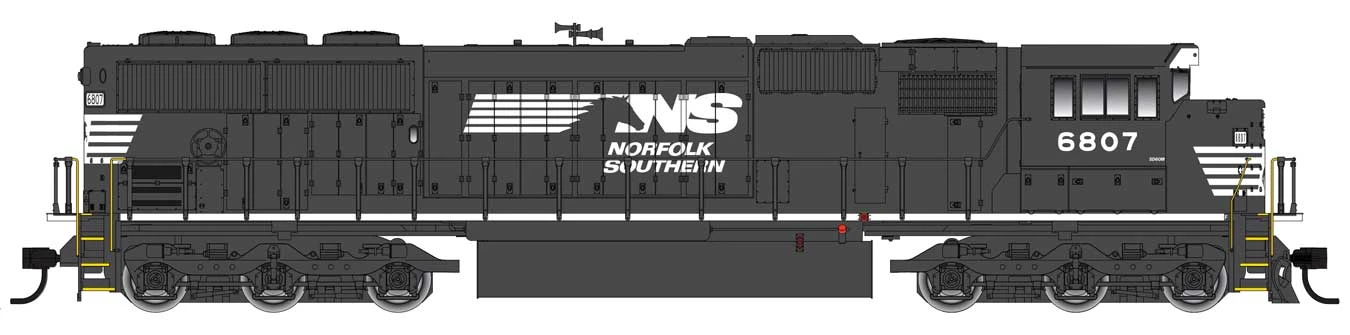Walthers Mainline 910-10320 HO EMD SD60m Norfolk Southern NS 6814 1 Walthers Mainline 910-10320 HO EMD SD60m Norfolk Southern NS 6814