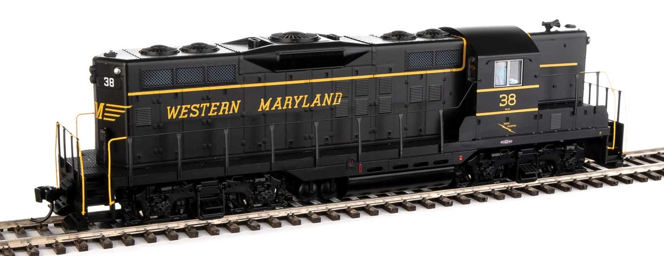 Walthers Mainline 910-10490 HO Scale EMD GP9 High Hood Western Maryland WM 38 2 Walthers Mainline 910-10490 HO Scale EMD GP9 High Hood Western Maryland WM 38 - Image 2