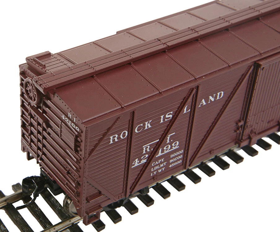 Walthers Mainline 910-2504 HO Scale 40' Single Sheathed Boxcar Rock Island RI 42199 - NOS 2 Walthers Mainline 910-2504 HO Scale 40' Single Sheathed Boxcar Rock Island RI 42199 - NOS - Image 2