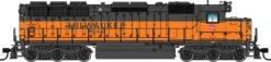 Walthers Proto 920-41152 HO Scale EMD SD45 Diesel Milwaukee Road MILW 9 DCC LokSound