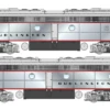 Walthers Proto 920-49915 HO Scale EMD E8A-A Diesel Burlington CB&Q 9990/9993 (Plated Sides) DC