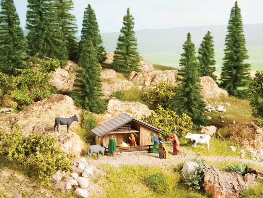Walthers SceneMaster 949-1402 HO Scale Nativity Scene 1 Walthers SceneMaster 949-1402 HO Scale Nativity Scene