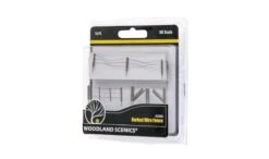 Woodland Scenics Woodland A2980 HO Scale Barbed Wire Fence Kit -Atlas || Athearn || Bachmann Shop woodland a2980 ho scale barbed wire fence kit b