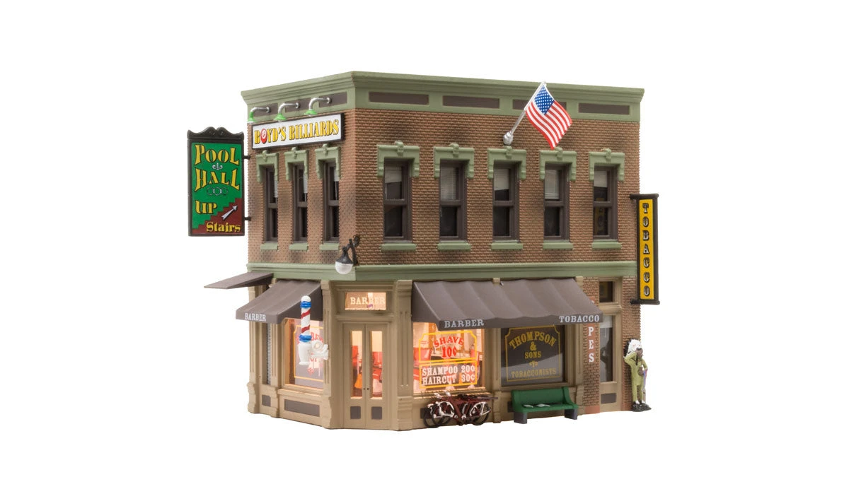 Woodland Scenics BR5024 HO Scale Built Up Structure - Corner Emporium 1 Woodland Scenics BR5024 HO Scale Built Up Structure - Corner Emporium