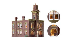 Woodland Scenics BR5034 HO Scale Built Up Structure - Firehouse 10 Woodland Scenics BR5034 HO Scale Built Up Structure - Firehouse -Atlas || Athearn || Bachmann Shop woodland scenics br5034 ho scale built up structure firehouse 4